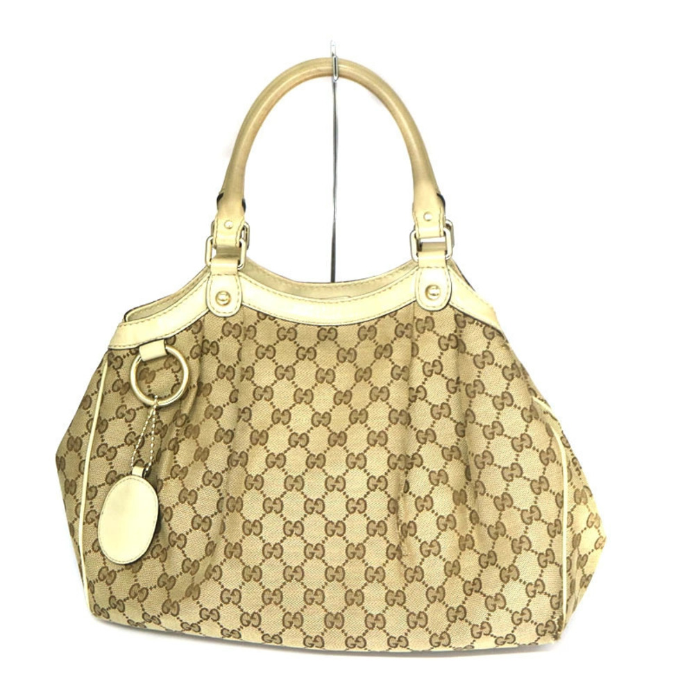 Gucci GG Bag Shoulder Tote Sukey Canvas